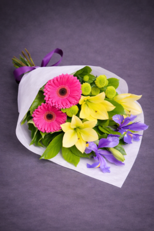 Vibrant Bouquet Backdrop –