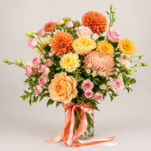 Peach Gerbera Bouquet