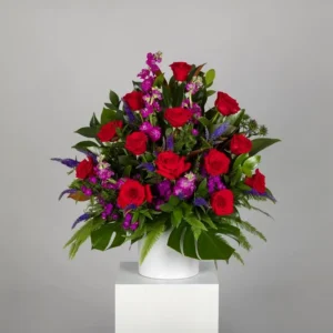 Red Rose Mixed Flower Box